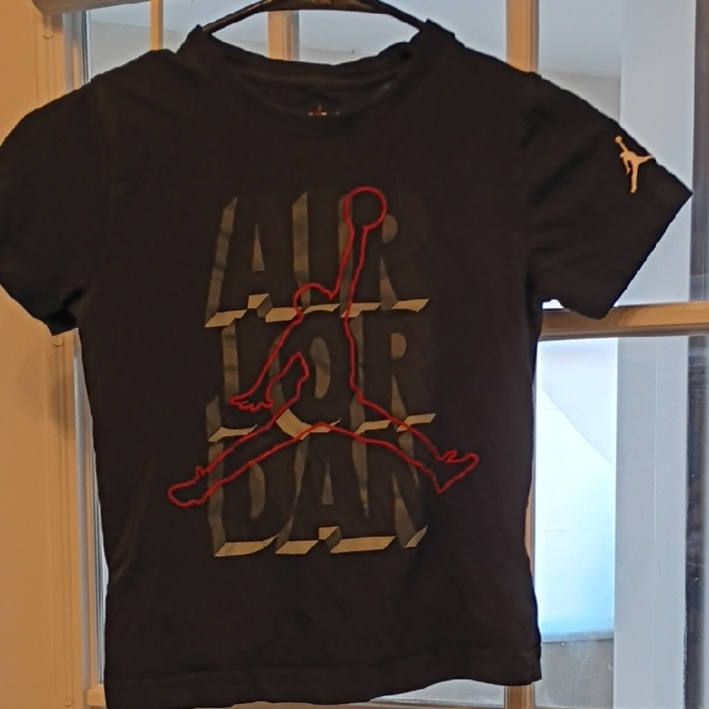 Jordan Kids Tee with Red and White Logo